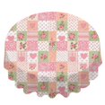 thumbnail image 2 of Pioneer Flower Floral Print Pattern Round Tablecloth 60 X 60 Inch, Wrinkle Resistant Wipeable Table Cloth for Kitchen Dining Picnic Patio Party, 2 of 6