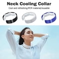 thumbnail image 2 of Collier de Glace pour le Cou en PCM Portable, Tube Personnel de Refroidissement pour les Sports par Temps Chaud et les Activités de Plein Air, Refroidisseur de Cou Réutilisable pour Hommes et Femmes, Soulagement du Camping Mains Libres et de la Randonnée, 2 of 8