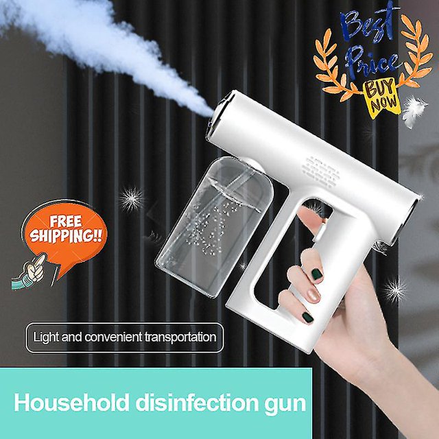 Pulverizador de desinfección inalámbrico eléctrico de mano portátil Usb recargable Nano atomizador desinfección del hogar Spray de vapor Gu