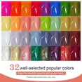 thumbnail image 2 of JODSONE Gel Nail Polish Kit - 32 Colors, UV Light, Base Coat, Matte & Glitter Top Coat & Professional Manicure Tools, 2 of 8