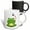 Multicolor, variant on 3drose, Goofy Frog Catching a Fly Funny Animal Cartoon, 11oz Two-tone Green Mug