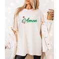 thumbnail image 4 of Amen Golf Shirt for Women and Teens Floral Golfers T-Shirt with Red Flag Ivory Shirt Adult Small, 4 of 4