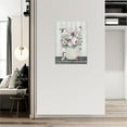 thumbnail image 3 of Farmhouse Floral Bathroom Wall Art Flowers Hummingbird Bathroom Pictures Bathroom Wall Decor Rustic Country Flowers Bathroom Canvas Painting Framed Artwork for Bathroom Kitchen Bedroom 12"x16", 3 of 6