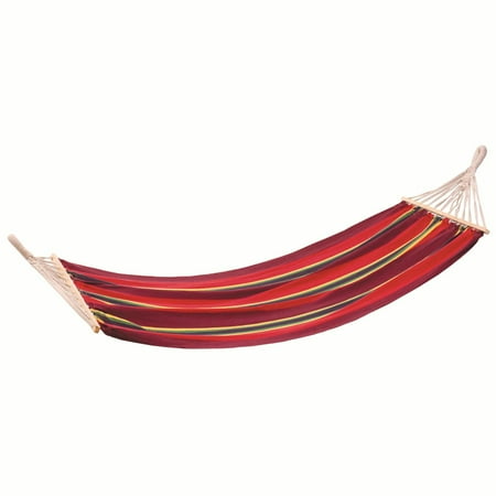Stansport Bahamas Cotton Hammock - Single - Burgundy - 78" x 37