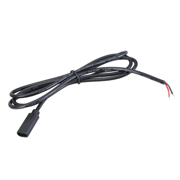Open End Connector Female to 2 Pin Bare Wire Pigtail Wire Extension Power Cable for Replacement Repair Cable