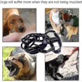 thumbnail image 2 of Soft Basket Muzzle For Dogs Secure And Comfortable Fit, Better Prevent Bites, Chewing And Barking Muzzle, 2 of 5