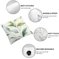 thumbnail image 6 of nygtbtfer Pillow Covers Eucalyptus Leaf Print Throw Pillow Set of 2 Welcome Pillowcase for Bedroom Sofa Home Decoration White, 6 of 7