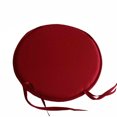thumbnail image 2 of Round Chairs Seat Cushion Sponge Stool Pad Chairs Cover Slipcover with Rope Ties for 0ffice Home Restaurant 38CM (Dark Grey) 11.81Inches, 2 of 5