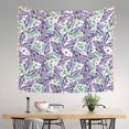 thumbnail image 2 of Pofeuu Lavender Flowers Print Wall Tapestry Decoration Wall Hanging Tapestry 60 x 51 Inch, 2 of 6