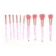 thumbnail image 1 of Conjunto de 10 Pcs de Brochas de Maquillaje Livianas para Viajes de Negocios de Bargains Únicos, Fibra Artificial de Lana Plástica Rosa, 1 of 5