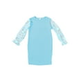 thumbnail image 1 of Gupgi Robe Décontractée Côtelée pour Petites Filles 4-7T Robe à Manches Longues en Maille Fleurie pour Tout-Petits Col Ras du Cou Robe Patchwork, 1 of 5