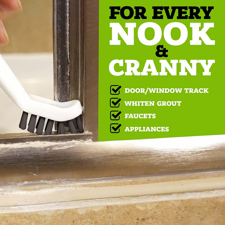 Scrub, Scrub and Scrub some more with a Shower Tile Mold Brush
