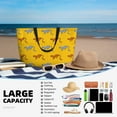 thumbnail image 5 of Honeii Leopard Print for Tote Bag with Adjustable Strap,Beach Bag, Waterproof Sandproof Beach Tote Bag, Large Capacity Foldable Beach Bags, 5 of 7