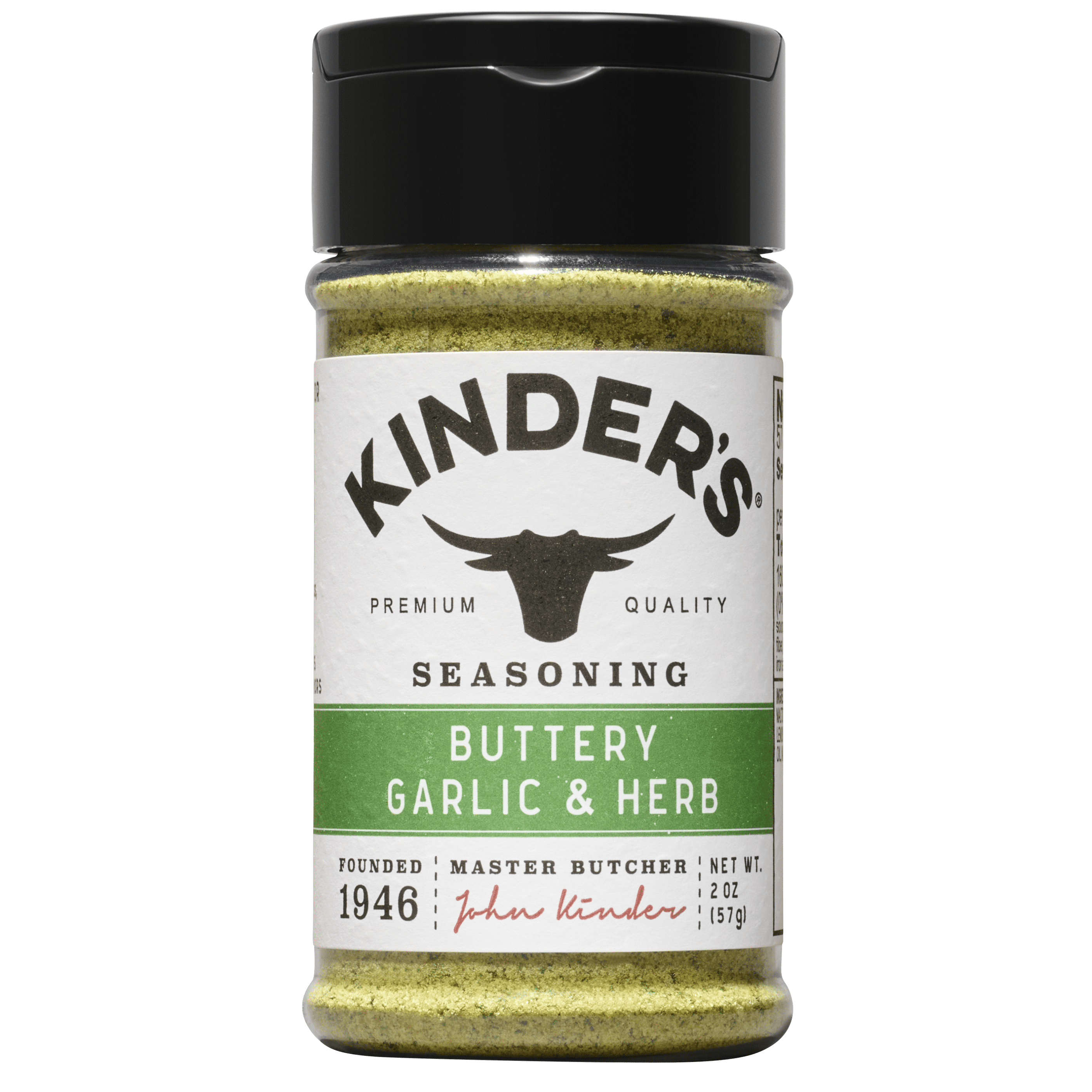 (8 pack) Kinder's Buttery Garlic & Herb Seasoning, 2 oz