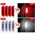 thumbnail image 4 of SPRING PARK 4Pcs Reflective Car Vehicle Open Door Safety Mark Warning Decals Sticker Decor, 4 of 6