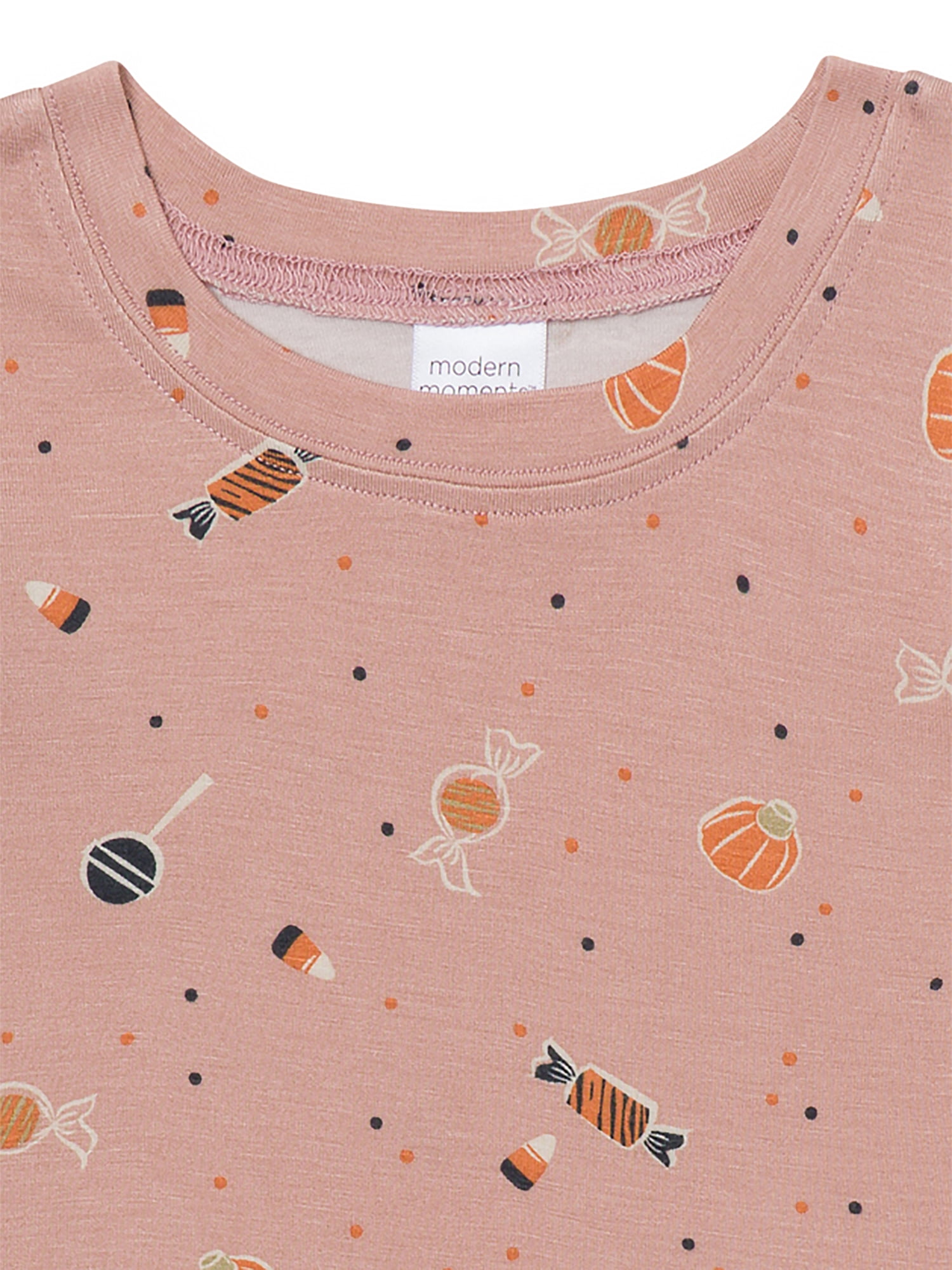 Modern Moments by Gerber Neutral Long Sleeve Halloween Pajama Set, 2-Piece, Sizes 12 Months - 5T