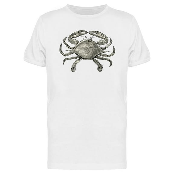 Crab Vintage Design T-Shirt Men -Image by Shutterstock, Male x-Large
