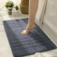 thumbnail image 4 of Muecwrye Extra Soft Bath Rug,Bathroom Rugs, Soft And Absorbent Microfiber Bath Rugs, Non-Slip Shower Carpet, Machine Wash Dry, Bath Mats For Bathroom Floor, Tub And Shower, 4 of 5