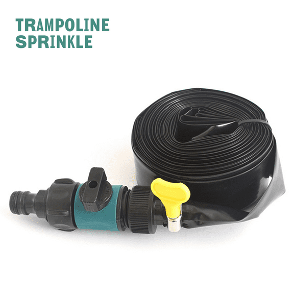 Trampoline Sprinkler, Outdoor Trampoline Water Play Sprinklers for Kids, Fun Water Park Summer Toys