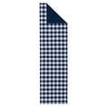 thumbnail image 4 of PowerSellerUSA Dining Table Runner Elegant Buffalo Plaid Table Placemat for Dining Room or Kitchen, Classic Farmhouse Country Decor Plaid Gingham Checkered Design Table Runner, Navy, 13" W  x 90" L, 4 of 5