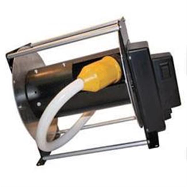 TECHNOLOGY CS12DSR Shoreline Power Cord Reel, Black