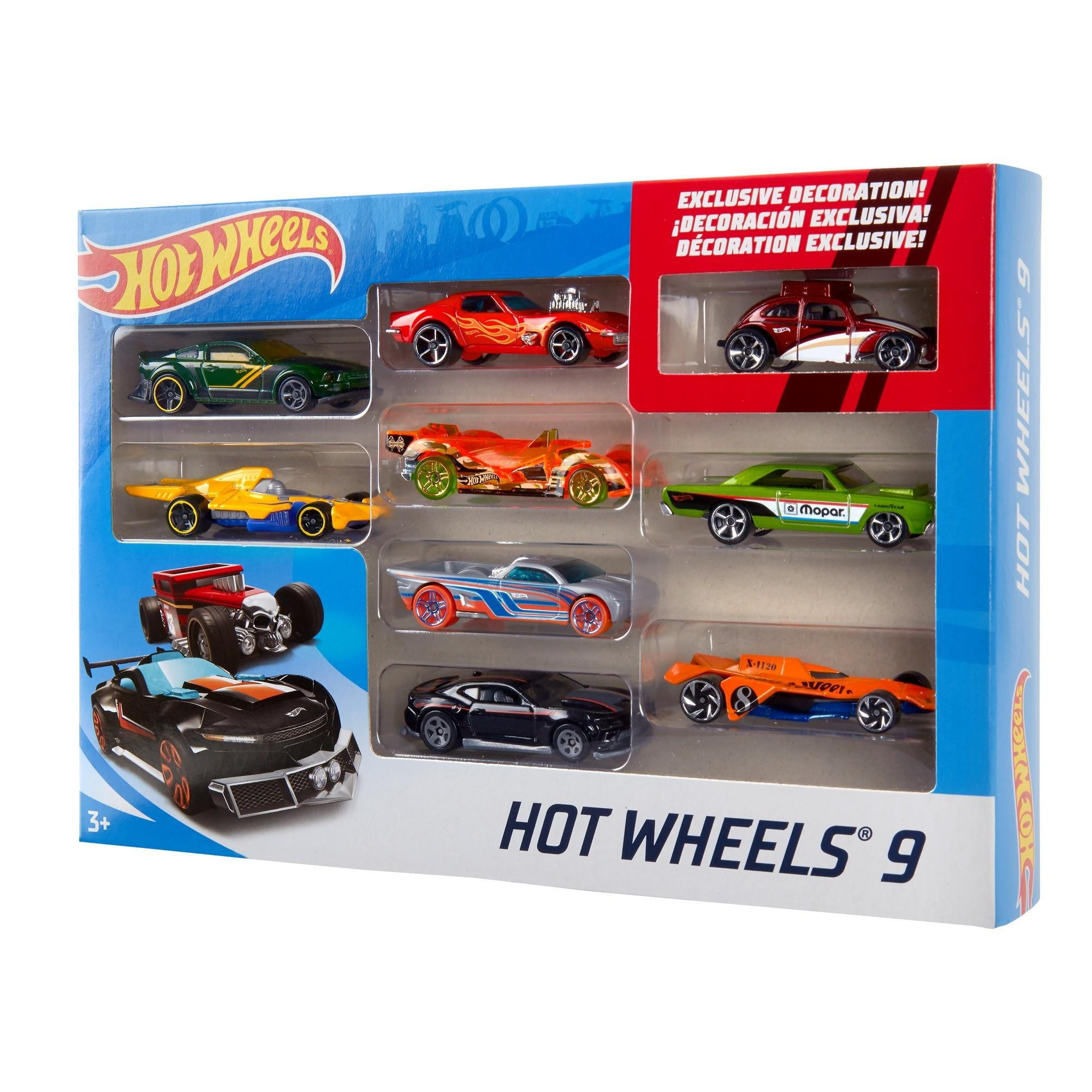 Hot Wheels 9 Car Collector Gift Pack Styles May Vary