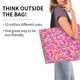 thumbnail image 2 of Balery Colorful Donuts 1 Bolsa Tote Estilo Estético con Cremalleras, Bolsa de Hombro, Bolsa de Compras Grande y Plegable, 2 of 8