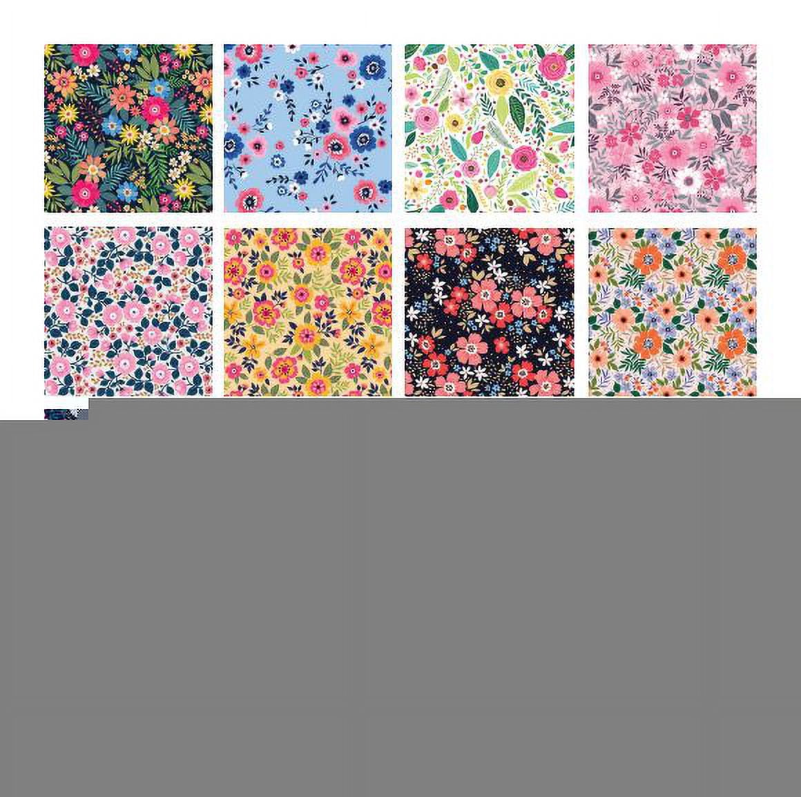 2023- 12 Month Calendar-Floral Border -12x12 Spiral bound-by Pen + Gear