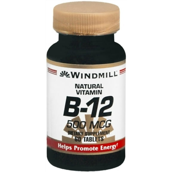 Windmill Vitamin B-12 500 mcg Tablets 60 Tablets