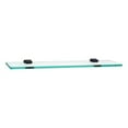 thumbnail image 2 of Geometric 24" x 1.75" Bathroom Shelf, Polished Antique, 2 of 7