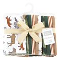 thumbnail image 2 of Hudson Baby Infant Boy Cotton Flannel Burp Cloths, Animal Adventure 10 Pack, One Size, 2 of 7