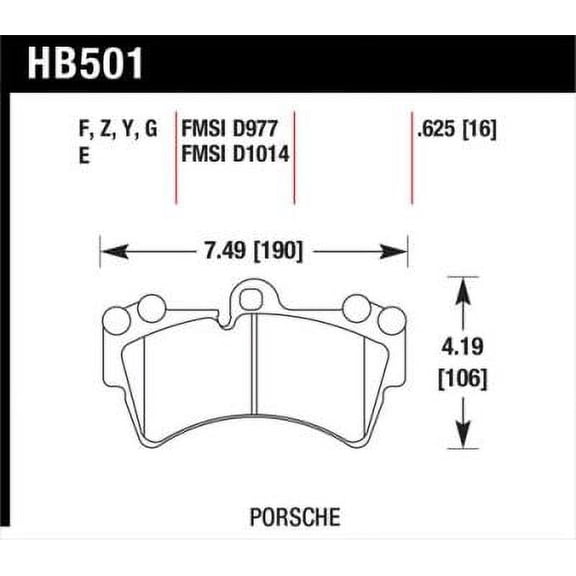 Hawk 07-10 Audi Q7 3.6L/4.2L / 03-07 Porsche Cayenne 4.5L / 04-07 VW Touareg Performance Ceramic Str Fits select: 2004 VOLKSWAGEN TOUAREG, 2005 VOLKSWAGEN TOUAREG 3.2