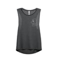 thumbnail image 1 of Thread Tank Ghost BOO Women's Sleeveless Muscle Tank Top Charcoal X-Large, 1 of 4