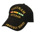 thumbnail image 2 of Military Veteran Proudly Served In Vietnam War Baseball Style Hat Cap, 2 of 3