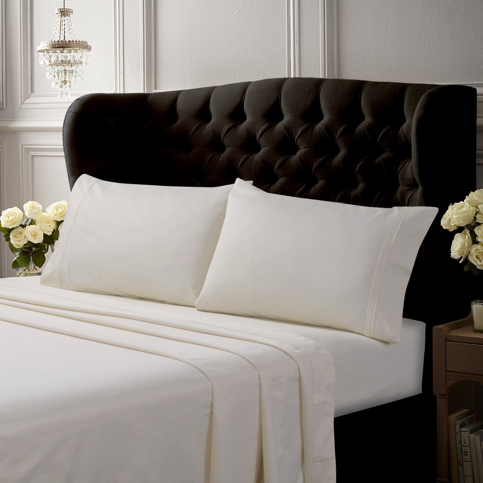 Full Midnight Blue Tribeca Living 500 Thread Count Egyptian Cotton Sateen Deep Pocket Sheet Set Full Midnight Blue Tribeca Living 500 Thread Count Egyptian Cotton Sateen Deep Pocket Sheet Set