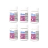 Major Banophen Complete Allergy Medication Diphenhydramine HCI 25mg Antihistamine, 100 Capsules - Pack of 6