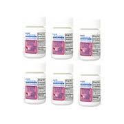 Major Banophen Complete Allergy Medication Diphenhydramine HCI 25mg Antihistamine, 100 Capsules - Pack of 6