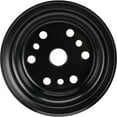 thumbnail image 6 of SBC Black Pulley Set, 2-Groove Upper/3-Groove Lower, Short Pump, 6 of 10
