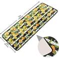 thumbnail image 2 of Dreamtimes Tropical Orange Lemon Hallway Runner Rug 2'x6' Kitchen Rug with Rubber Backing Summer Fruit Non Slip Entryway Rug Runner Washable Soft Area Rug for Hallway Bedroom Kitchen Decor, 2 of 6