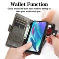 thumbnail image 2 of Case for Motorola Moto G50 5G Cover Leather Wallet Folio Case Book Design Flip Magnetic Closure - Grey, 2 of 5