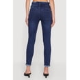 thumbnail image 4 of Women's Three Button Frayed Waistband Rolled Cuff Skinny Jeans, 4 of 4