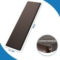 thumbnail image 3 of GALMAXS7 Kitchen Mat Anti Fatigue Cushioned Mat Brown Kitchen Rug Memory Foam Ergonomic Rug 17"x 59", 3 of 11