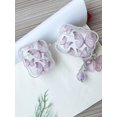 thumbnail image 1 of 1pc Lavender Color Headphone Case Compatible With Airpods Pro/pro2/3/2/1 With Transparent & Premium Anti-drop Design, 1 of 4