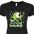 thumbnail image 3 of Disney Monsters Inc - Mike Yay It's My Birthday - Juniors Fitted Graphic T-Shirt, 3 of 5