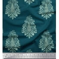 thumbnail image 1 of Soimoi Rayon Fabric Block Paisley Print Sewing Fabric Yard 42 Inch Wide, 1 of 1