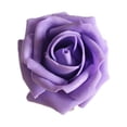 thumbnail image 3 of Langgg Pack of 50 Artificial Bionic Flowers PE Foam Simulation Roses Fake Flower Decorations Wedding Party Engagement Presents Purple, 3 of 8
