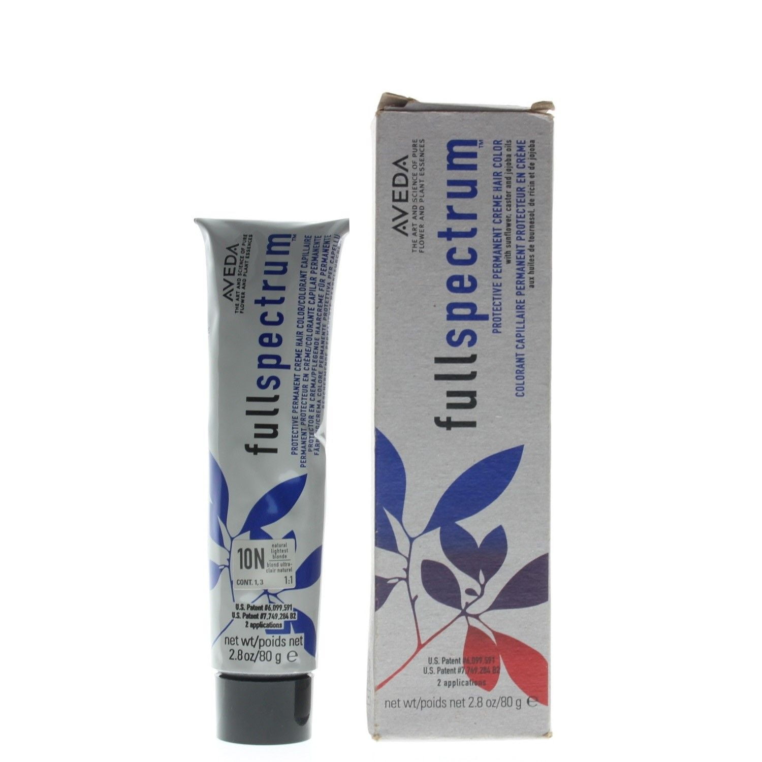 Aveda Full Spectrum Protective Permanent Creme Hair Color 10N Natural Lightest Blonde 80g/2.8oz