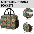 thumbnail image 6 of Womens Pioneer Flower Floral Print Pattern Lunch Box for Work,Insulated Lunch Bag for Women,Loncheras Para Mujer,Leakproof Adult Lunch Bag for Work,Beach,Travel,Picnic,Camping, 6 of 6