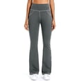 thumbnail image 5 of Gamivast Yoga Pants with Pockets for Women Bootcut High Waist Stretchy Flare Yoga Pants Gym Sport Workout Pants Exposed Stitching Athletic Running, 5 of 8