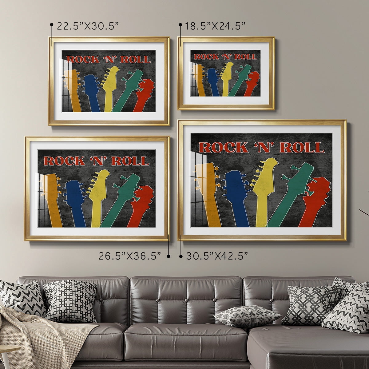 Rock and Roll Premium Framed Print - Ready to Hang